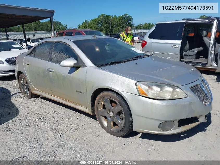 1G2ZM577494173591 2009 Pontiac G6 Gxp