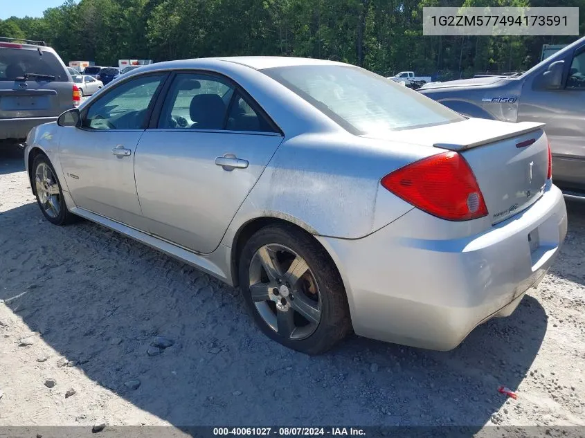 1G2ZM577494173591 2009 Pontiac G6 Gxp