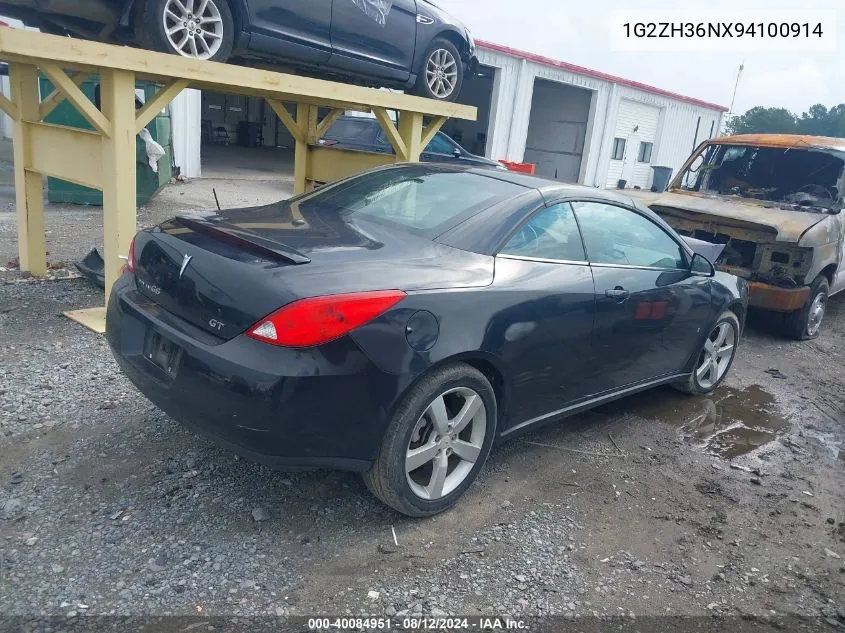 1G2ZH36NX94100914 2009 Pontiac G6 Gt