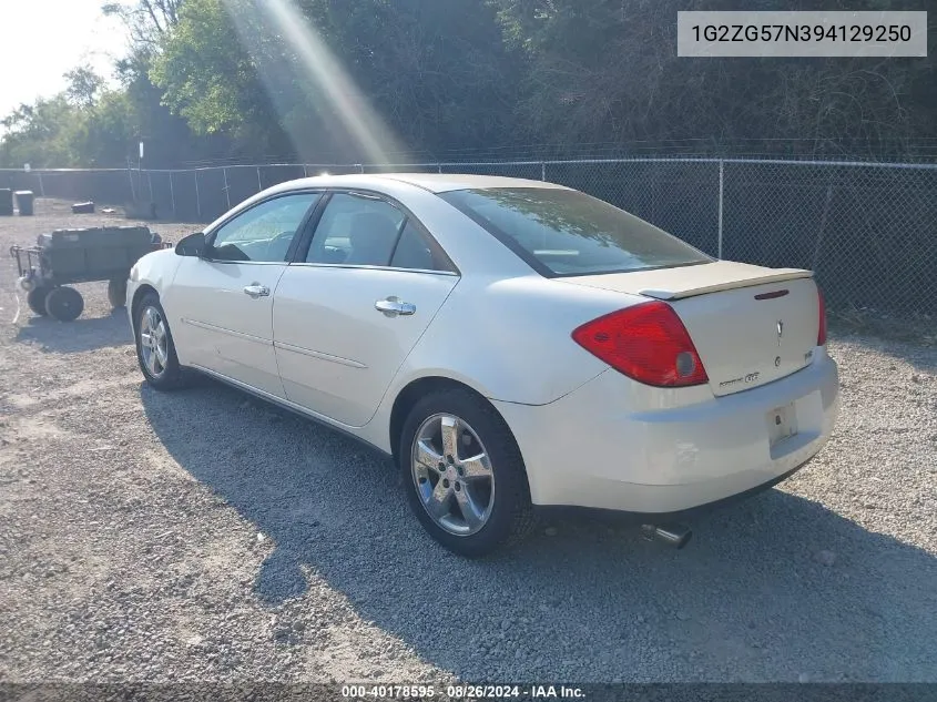 2009 Pontiac G6 VIN: 1G2ZG57N394129250 Lot: 40178595