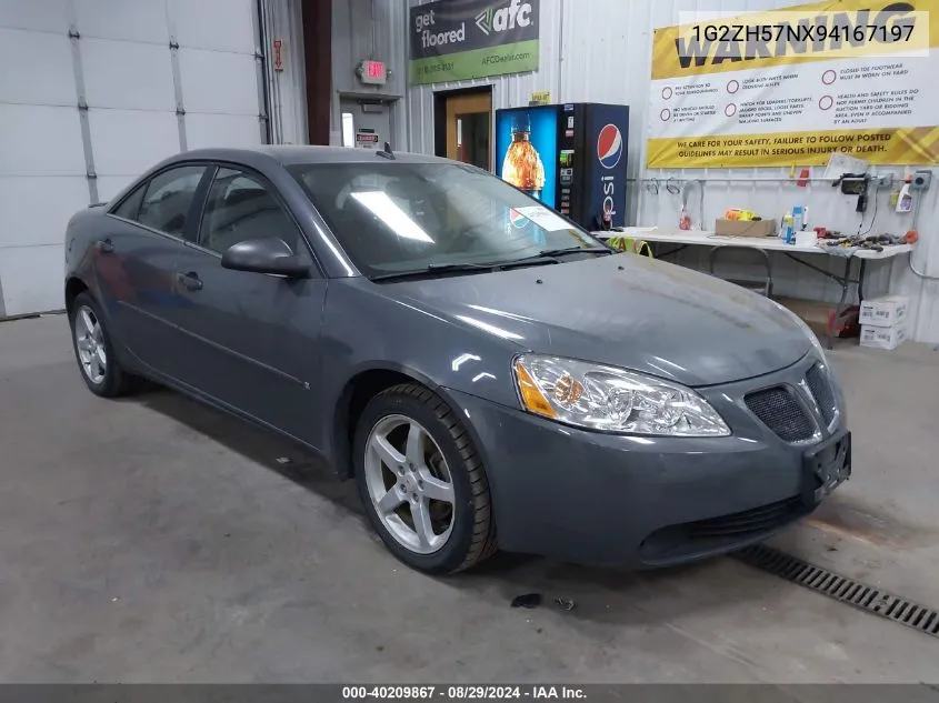 1G2ZH57NX94167197 2009 Pontiac G6 Gt