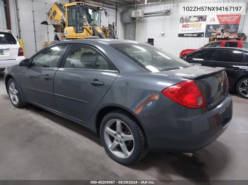 2009 Pontiac G6 Gt VIN: 1G2ZH57NX94167197 Lot: 40209867