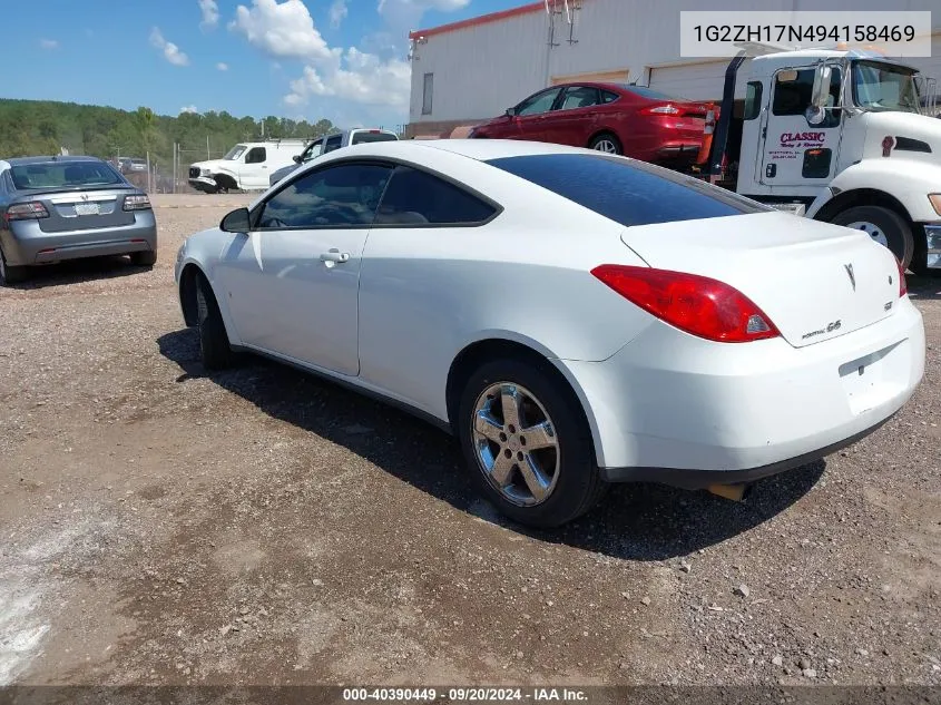 1G2ZH17N494158469 2009 Pontiac G6 Gt