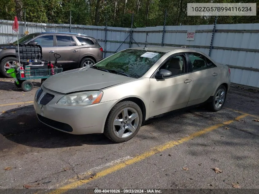 1G2ZG57B994116234 2009 Pontiac G6