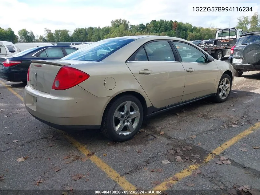 1G2ZG57B994116234 2009 Pontiac G6