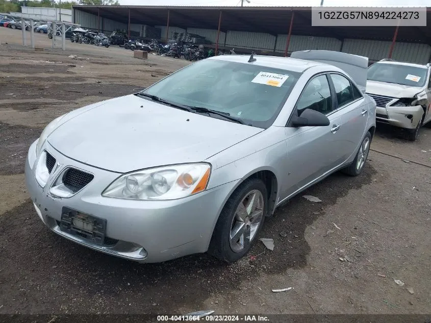 2009 Pontiac G6 VIN: 1G2ZG57N894224273 Lot: 40413664