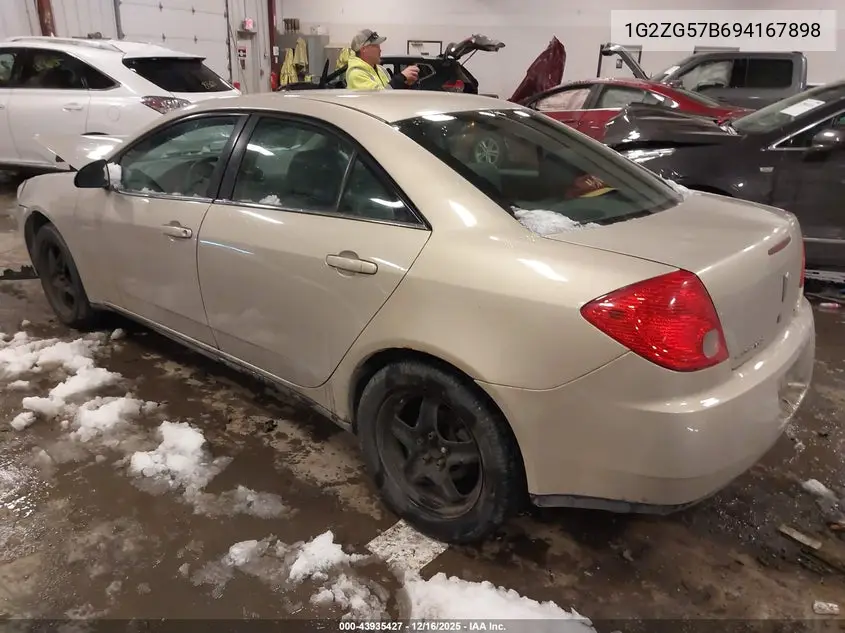 1G2ZG57B694167898 2009 Pontiac G6