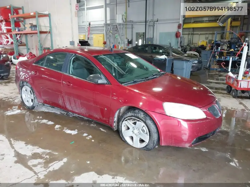 1G2ZG57B994198577 2009 Pontiac G6