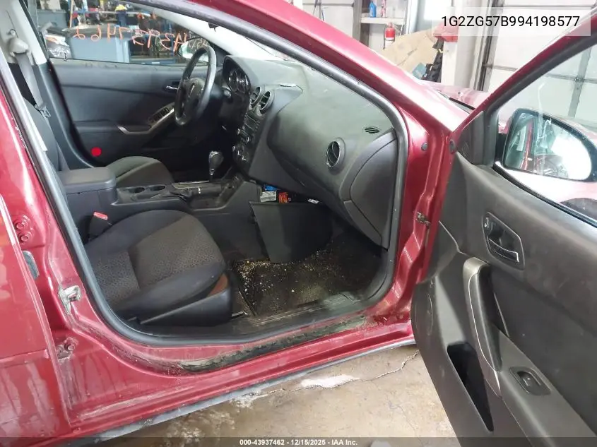 1G2ZG57B994198577 2009 Pontiac G6