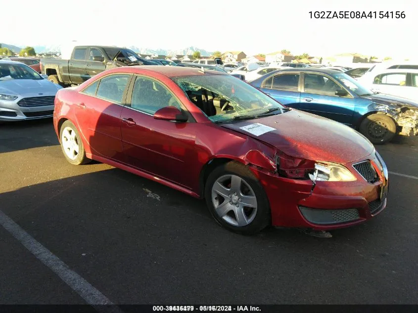 1G2ZA5E08A4154156 2010 Pontiac G6