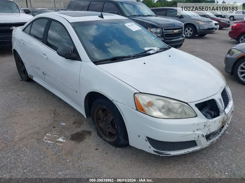 1G2ZA5E01A4108183 2010 Pontiac G6