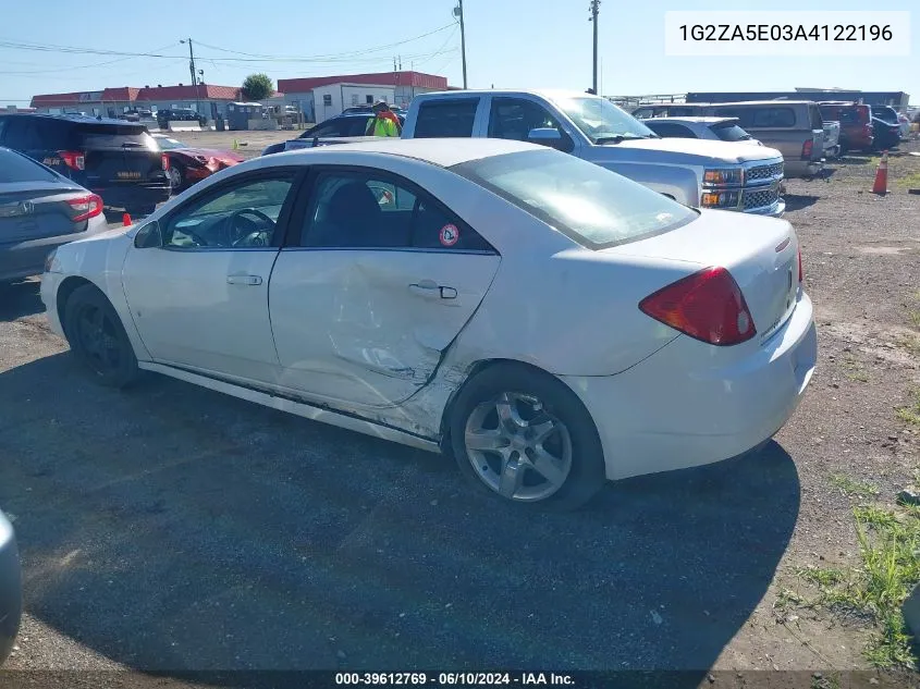 2010 Pontiac G6 VIN: 1G2ZA5E03A4122196 Lot: 39612769