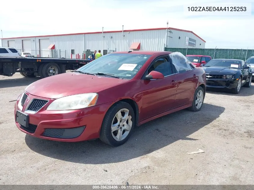 1G2ZA5E04A4125253 2010 Pontiac G6