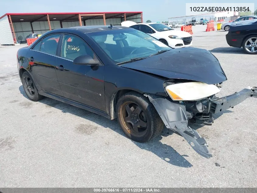 2010 Pontiac G6 VIN: 1G2ZA5E03A4113854 Lot: 39766616