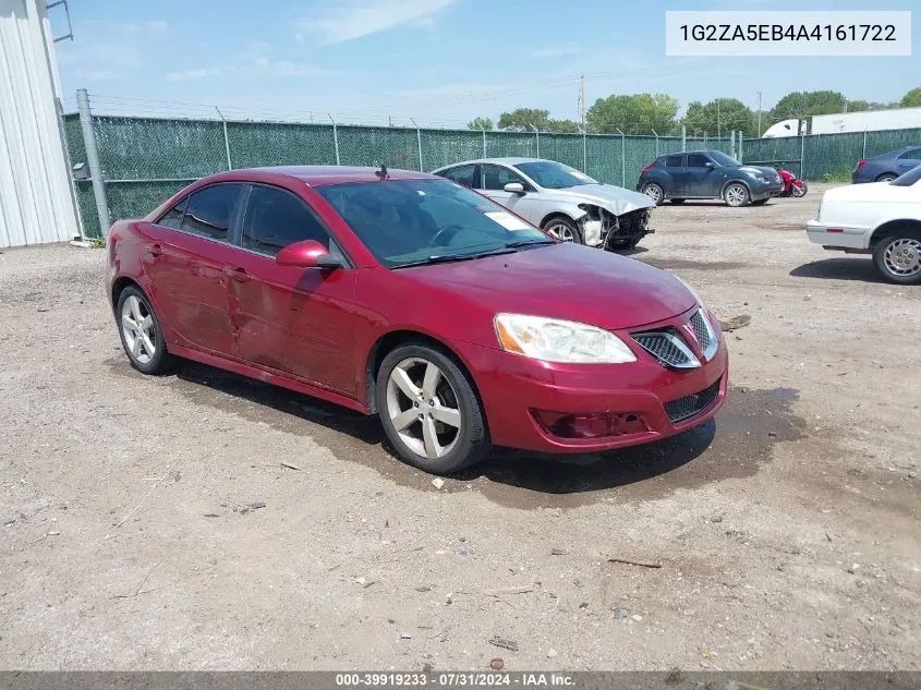 1G2ZA5EB4A4161722 2010 Pontiac G6