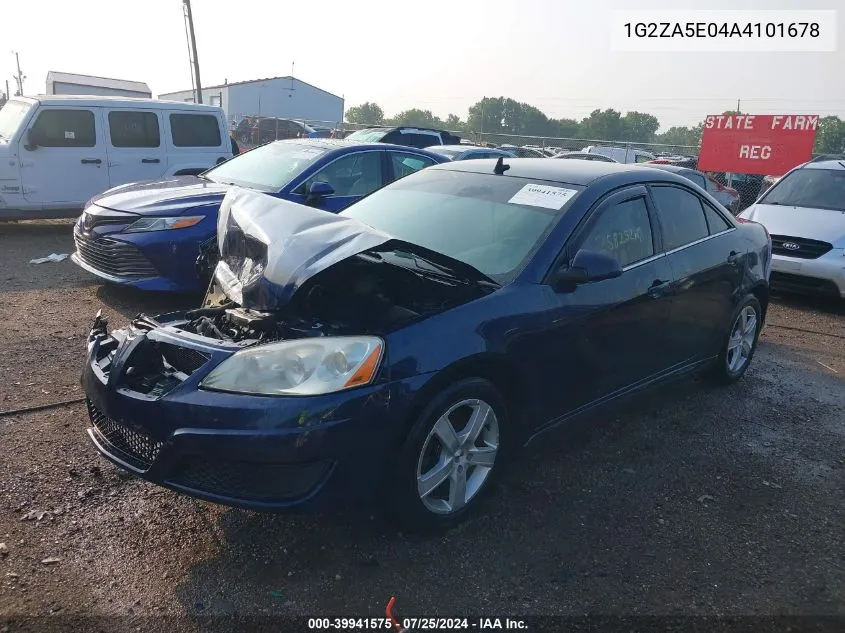 2010 Pontiac G6 VIN: 1G2ZA5E04A4101678 Lot: 39941575