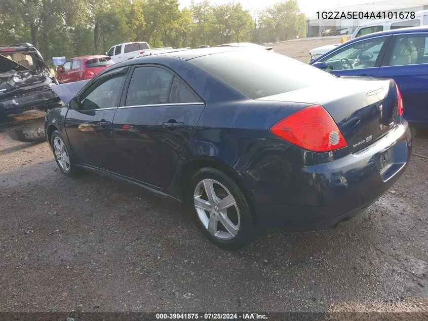 2010 Pontiac G6 VIN: 1G2ZA5E04A4101678 Lot: 39941575