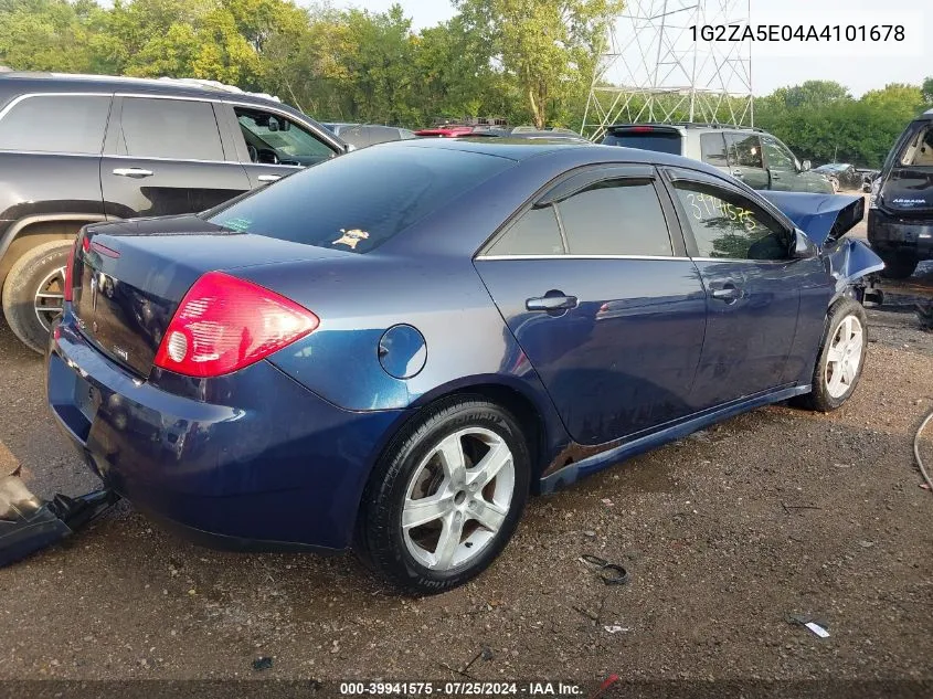 2010 Pontiac G6 VIN: 1G2ZA5E04A4101678 Lot: 39941575