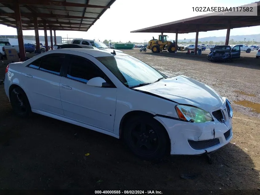 2010 Pontiac G6 VIN: 1G2ZA5EB3A4117582 Lot: 40000585