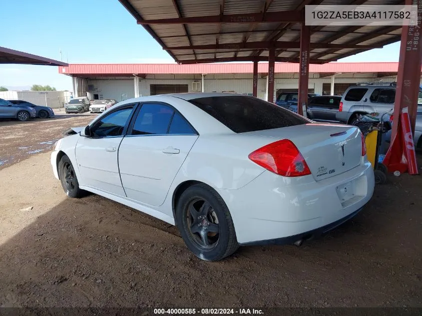 1G2ZA5EB3A4117582 2010 Pontiac G6