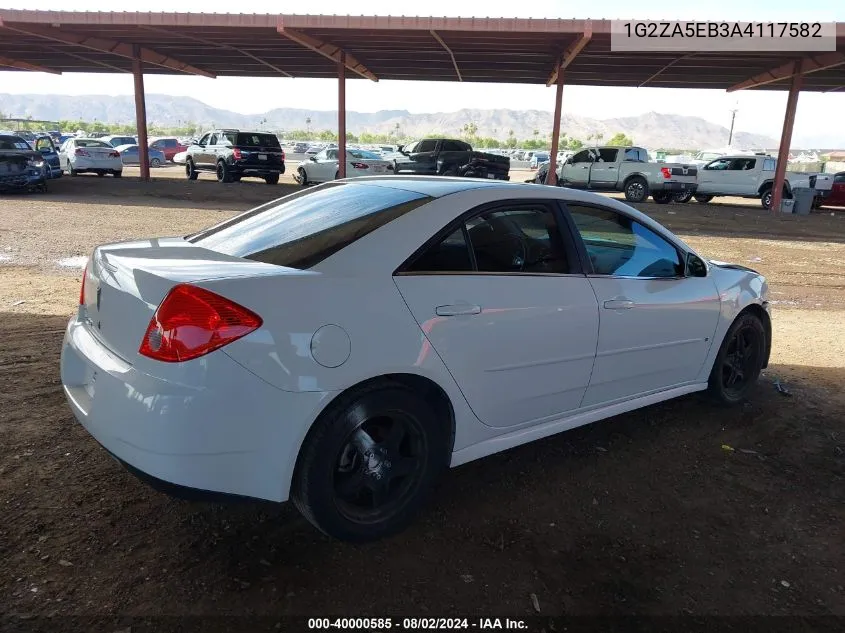 1G2ZA5EB3A4117582 2010 Pontiac G6