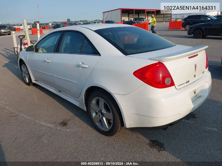 1G2ZA5EN1A4164331 2010 Pontiac G6