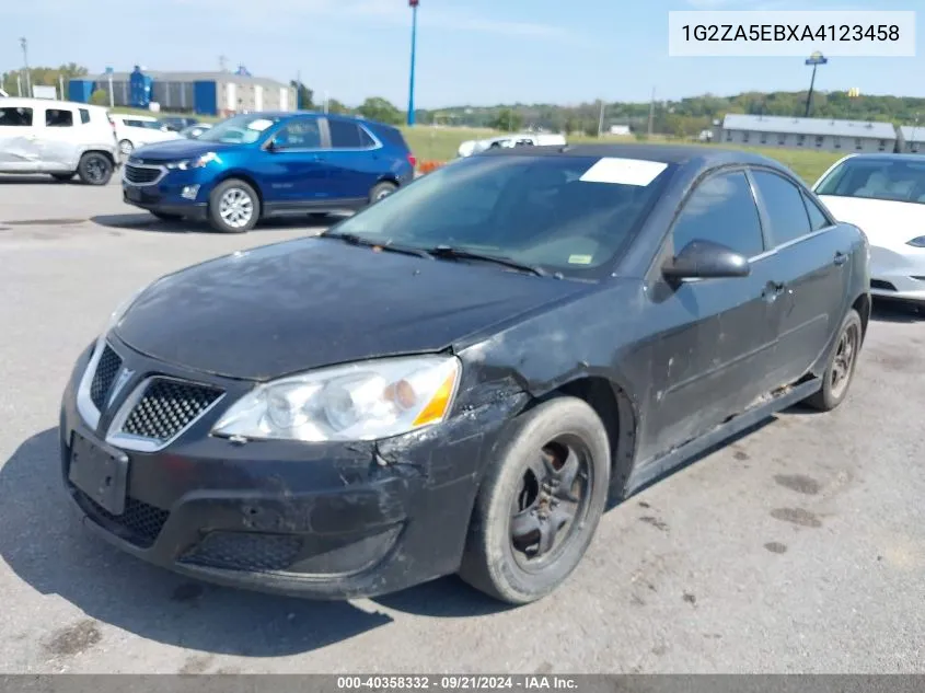 2010 Pontiac G6 VIN: 1G2ZA5EBXA4123458 Lot: 40358332