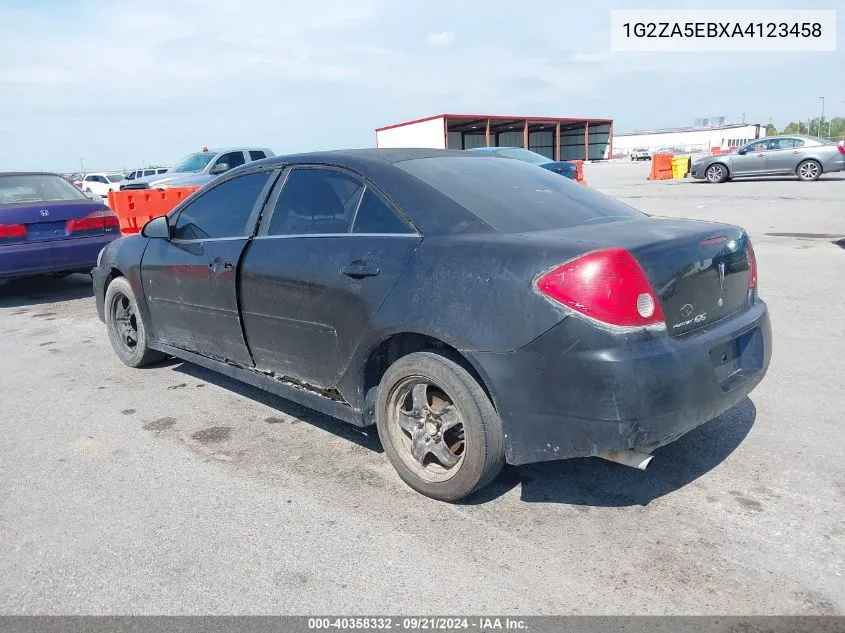 1G2ZA5EBXA4123458 2010 Pontiac G6