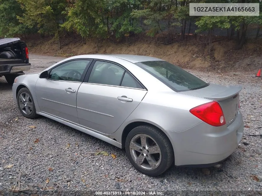 2010 Pontiac G6 VIN: 1G2ZA5EK1A4165663 Lot: 40376913