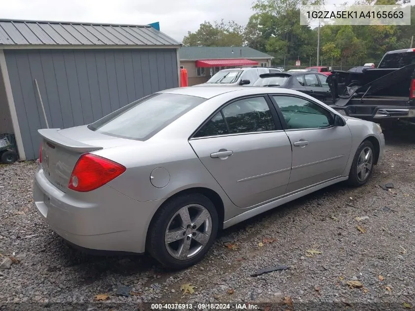 1G2ZA5EK1A4165663 2010 Pontiac G6