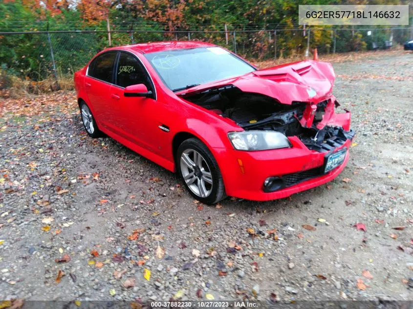 2008 Pontiac G8 VIN: 6G2ER57718L146632 Lot: 37882230