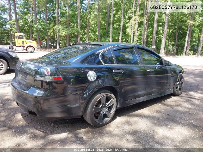 6G2EC57Y78L126170 2008 Pontiac G8 Gt