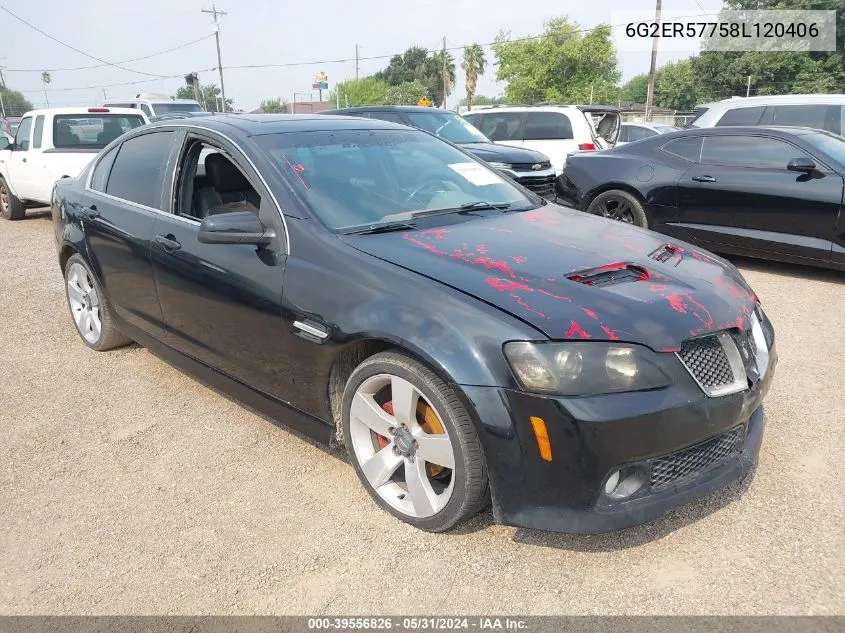 6G2ER57758L120406 2008 Pontiac G8