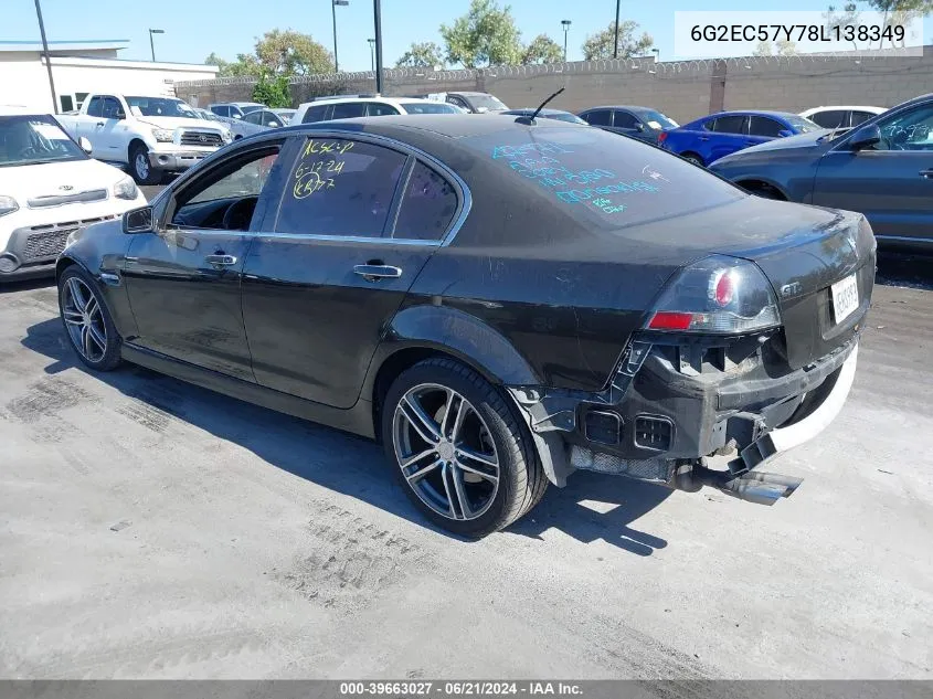 6G2EC57Y78L138349 2008 Pontiac G8 Gt