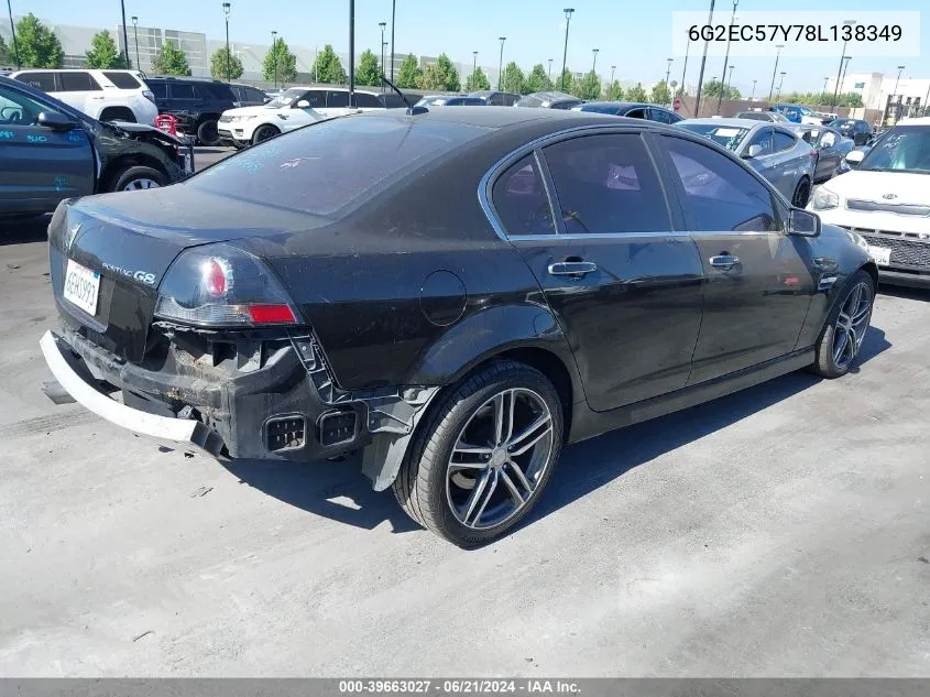 6G2EC57Y78L138349 2008 Pontiac G8 Gt