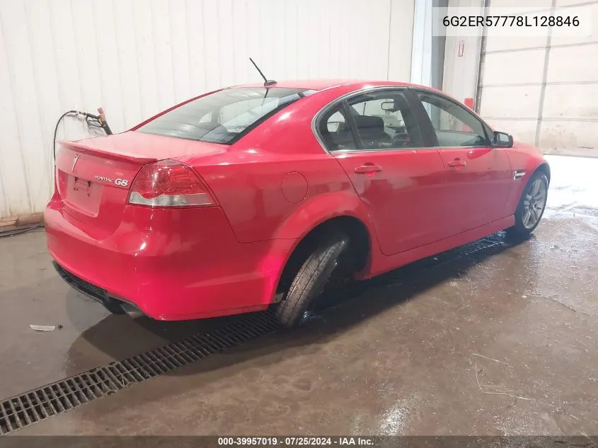 2008 Pontiac G8 VIN: 6G2ER57778L128846 Lot: 39957019