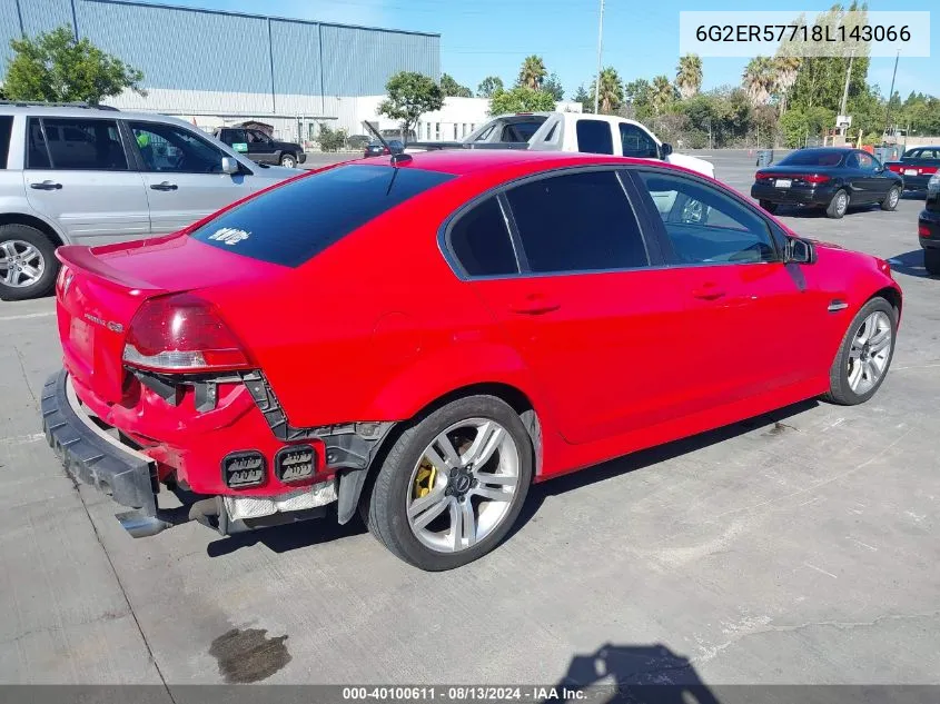 2008 Pontiac G8 VIN: 6G2ER57718L143066 Lot: 40100611