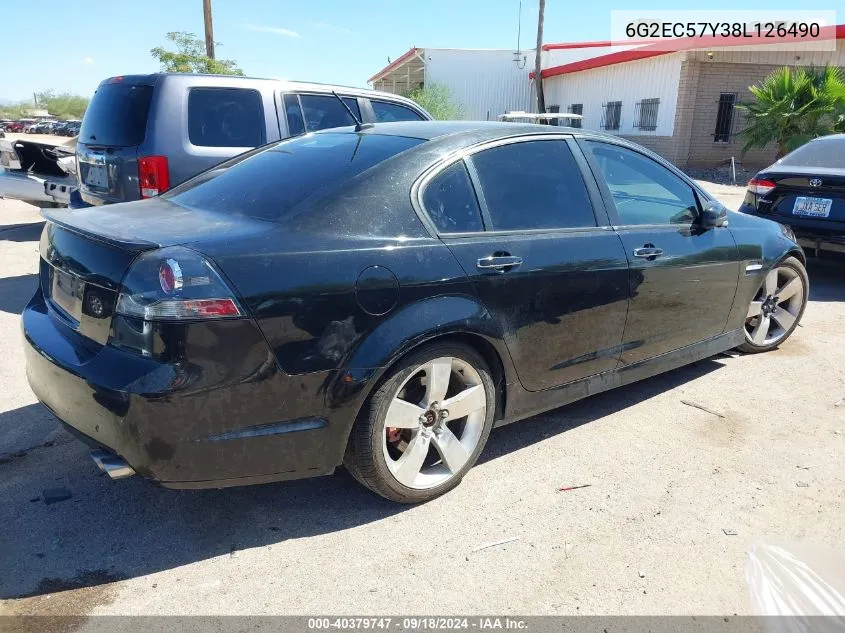 6G2EC57Y38L126490 2008 Pontiac G8 Gt