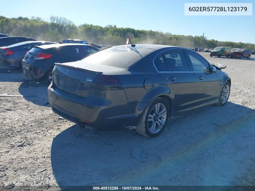 6G2ER57728L123179 2008 Pontiac G8