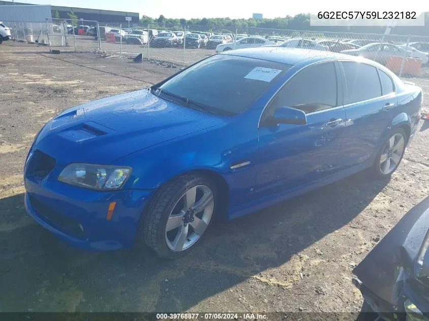 2009 Pontiac G8 Gt VIN: 6G2EC57Y59L232182 Lot: 39768877