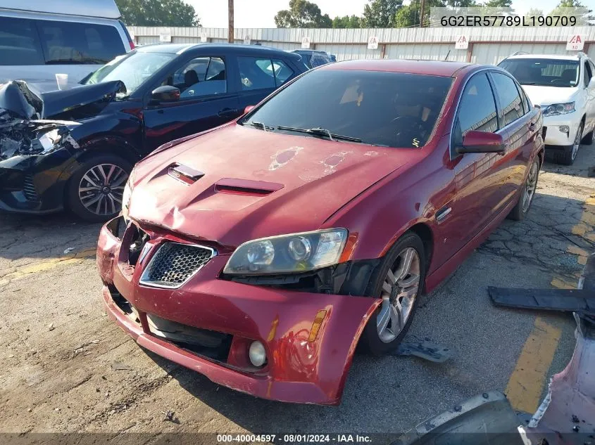 6G2ER57789L190709 2009 Pontiac G8