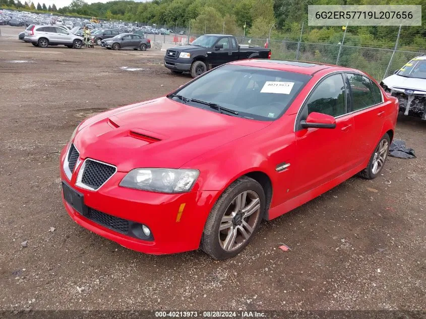 2009 Pontiac G8 VIN: 6G2ER57719L207656 Lot: 40213973