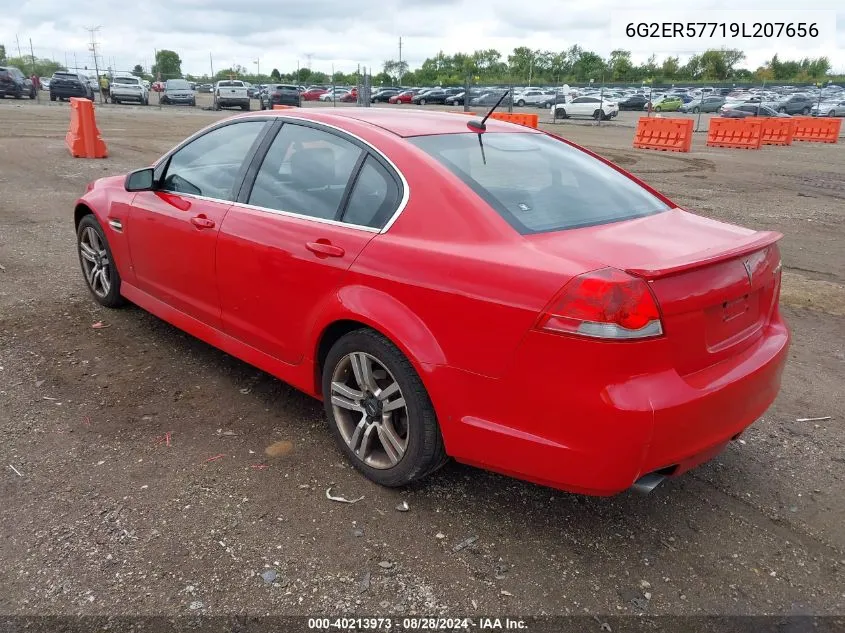 2009 Pontiac G8 VIN: 6G2ER57719L207656 Lot: 40213973