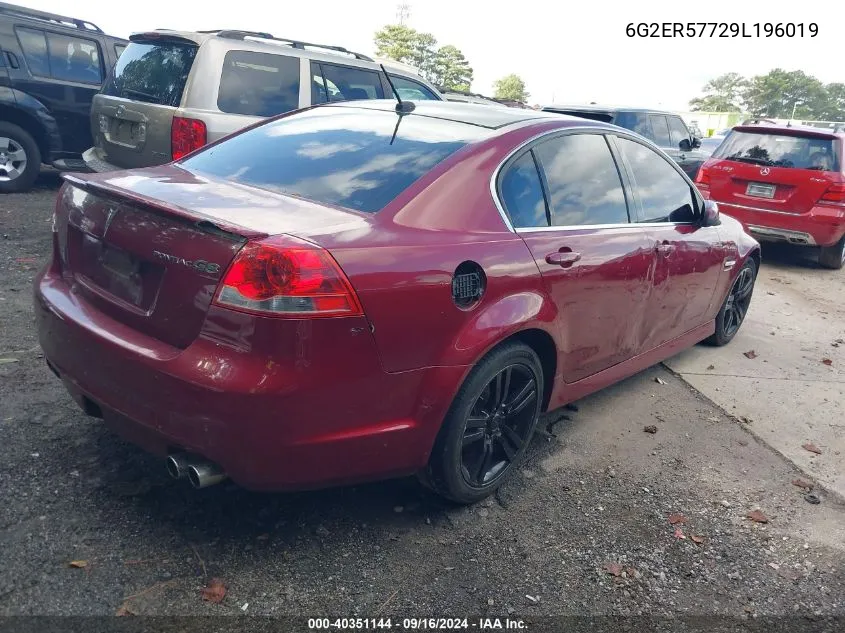 6G2ER57729L196019 2009 Pontiac G8