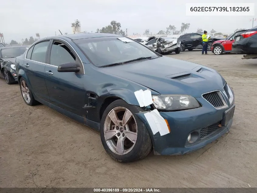 2009 Pontiac G8 Gt VIN: 6G2EC57Y39L182365 Lot: 40396189