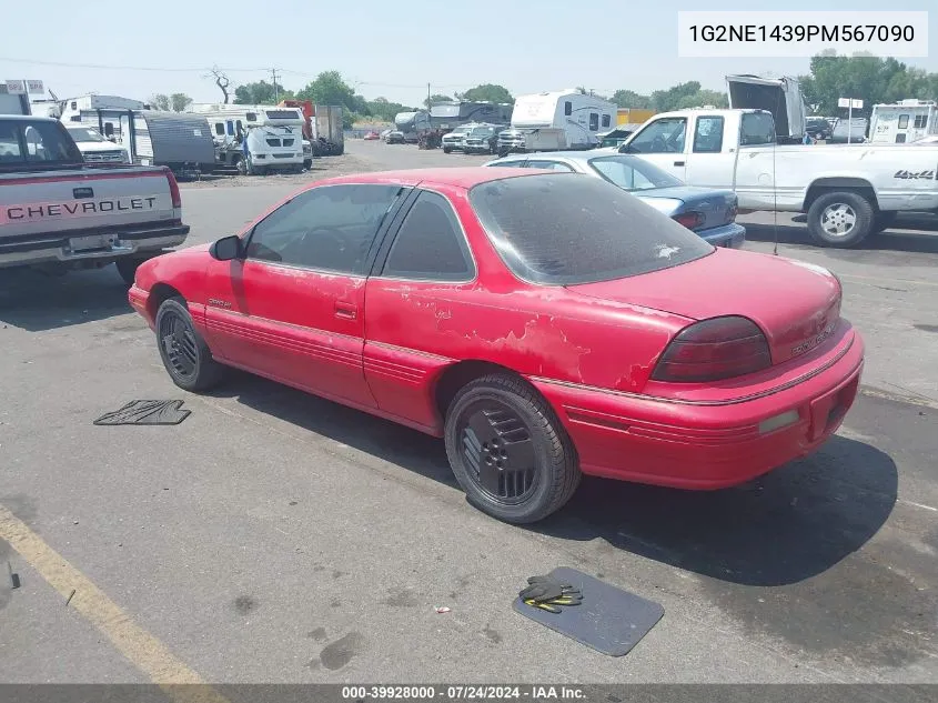 1993 Pontiac Grand Am Se VIN: 1G2NE1439PM567090 Lot: 39928000