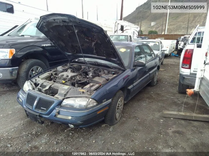 1994 Pontiac Grand Am VIN: 1G2NE53M0RM505999 Lot: 12017082