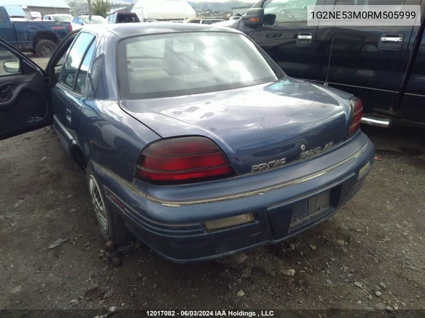 1994 Pontiac Grand Am VIN: 1G2NE53M0RM505999 Lot: 12017082