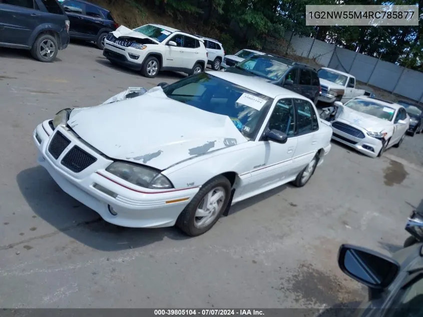 1994 Pontiac Grand Am Gt VIN: 1G2NW55M4RC785877 Lot: 39805104