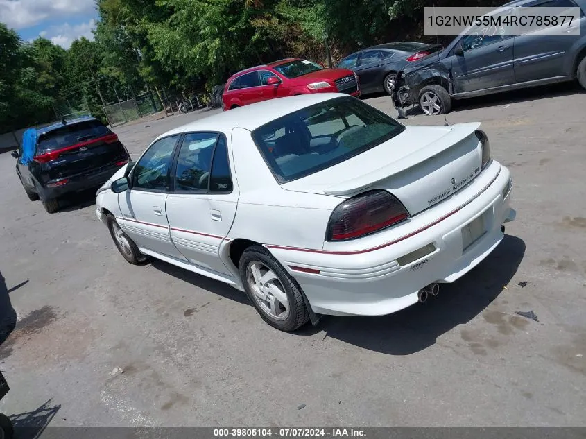 1994 Pontiac Grand Am Gt VIN: 1G2NW55M4RC785877 Lot: 39805104